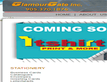 Tablet Screenshot of glamourgate.com
